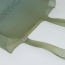 CHANEL Shoulder Bag Rubber Gray CC Auth bs24761-6