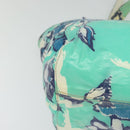 CHANEL Tote Bag Nylon Green Silver CC Auth bs24762-10