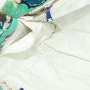 CHANEL Tote Bag Nylon Green Silver CC Auth bs24762-17