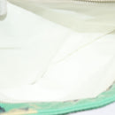 CHANEL Tote Bag Nylon Green Silver CC Auth bs24762-19