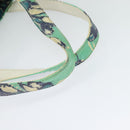 CHANEL Tote Bag Nylon Green Silver CC Auth bs24762-7