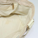 CHANEL New Travel Line Hand Bag Nylon Beige CC Auth bs24763-16