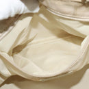 CHANEL New Travel Line Hand Bag Nylon Beige CC Auth bs24763-18