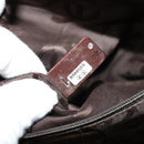 CHANEL Calf Skin Tote Bag Brown CC Auth bs24764-12