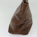 CHANEL Calf Skin Tote Bag Brown CC Auth bs24764-4