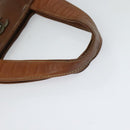 CHANEL Calf Skin Tote Bag Brown CC Auth bs24764-8