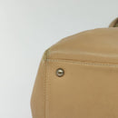 CHANEL Tote Bag Caviar Skin Beige Gold CC Auth bs24765-14