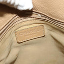 CHANEL Tote Bag Caviar Skin Beige Gold CC Auth bs24765-17