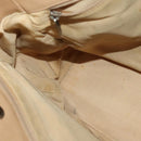 CHANEL Tote Bag Caviar Skin Beige Gold CC Auth bs24765-19