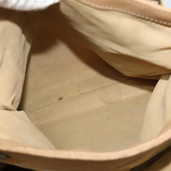 CHANEL Tote Bag Caviar Skin Beige Gold CC Auth bs24765