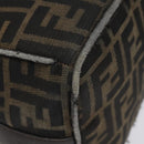 FENDI Zucca Canvas Hand Bag Brown Black Auth bs24769-16