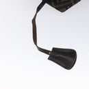 FENDI Zucca Canvas Hand Bag Brown Black Auth bs24769-17
