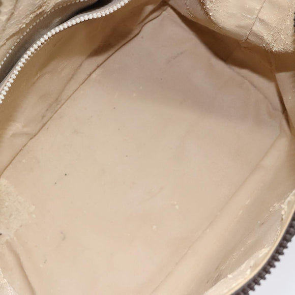 FENDI Zucca Canvas Hand Bag Brown Black Auth bs24769