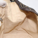 FENDI Zucca Canvas Hand Bag Brown Black Auth bs24769-21