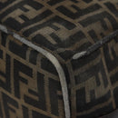 FENDI Zucca Canvas Hand Bag Brown Black Auth bs24769-8