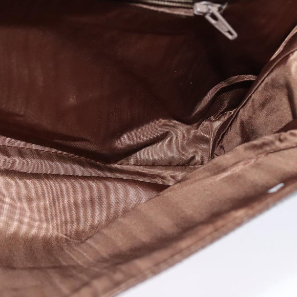 Burberrys Nova Check Shoulder Bag Canvas Beige Gold Auth bs24776
