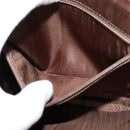 Burberrys Nova Check Shoulder Bag Canvas Beige Gold Auth bs24776-20