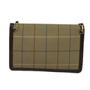 Burberrys Nova Check Shoulder Bag Canvas Beige Gold Auth bs24776-2