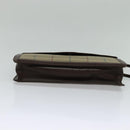 Burberrys Nova Check Shoulder Bag Canvas Beige Gold Auth bs24776-5