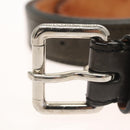 LOUIS VUITTON Mahina Ceinture Perfo Belt Leather Gray LV Auth bs24796-6