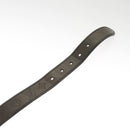 LOUIS VUITTON Mahina Ceinture Perfo Belt Leather Gray LV Auth bs24796-8