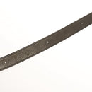 LOUIS VUITTON Mahina Ceinture Perfo Belt Leather Gray LV Auth bs24796-9