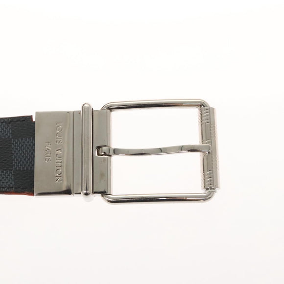 LOUIS VUITTON Damier Cobalt Ceinture Belt M0156 LV Auth bs24797