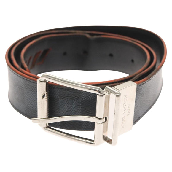 LOUIS VUITTON Damier Cobalt Ceinture Gürtel M0156 LV Auth bs24797