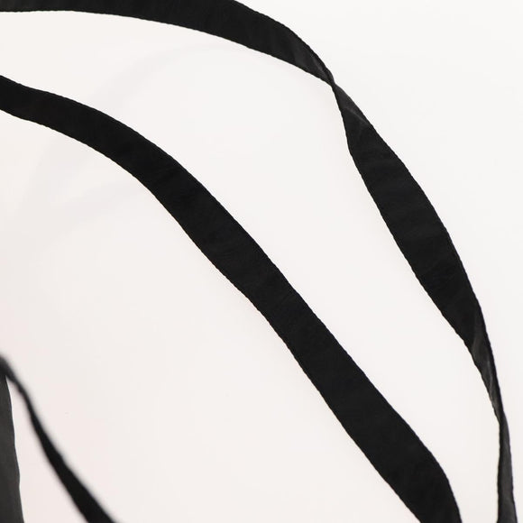 ETRO Backpack Nylon Silver Black Auth bs24801