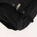 ETRO Backpack Nylon Silver Black Auth bs24801-10