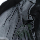 ETRO Backpack Nylon Silver Black Auth bs24801-22