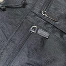 ETRO Backpack Nylon Silver Black Auth bs24801-24