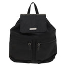 ETRO Backpack Nylon Silver Black Auth bs24801-13