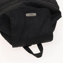 ETRO Backpack Nylon Silver Black Auth bs24801-6