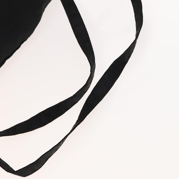 ETRO Backpack Nylon Silver Black Auth bs24801