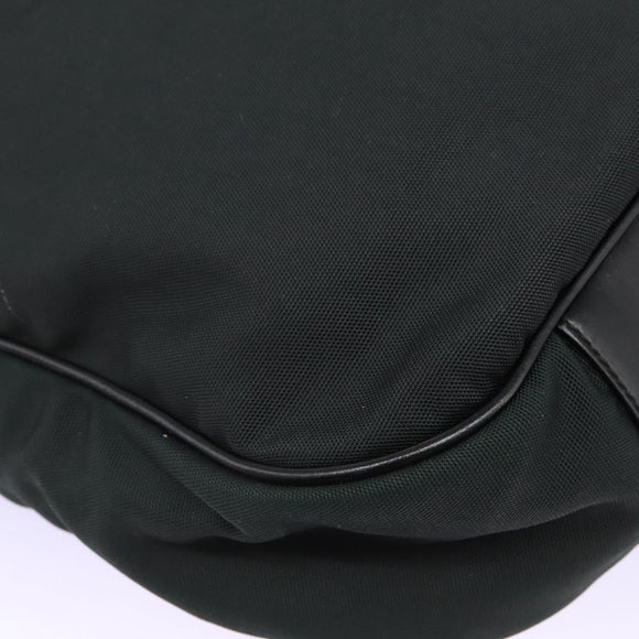 GUCCI Hand Bag Nylon 2way Green Silver 001 1577 Auth bs24806