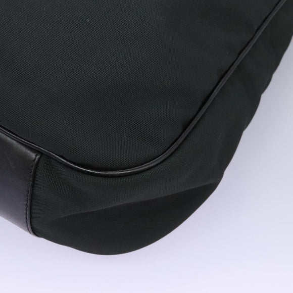 GUCCI Hand Bag Nylon 2way Green Silver 001 1577 Auth bs24806