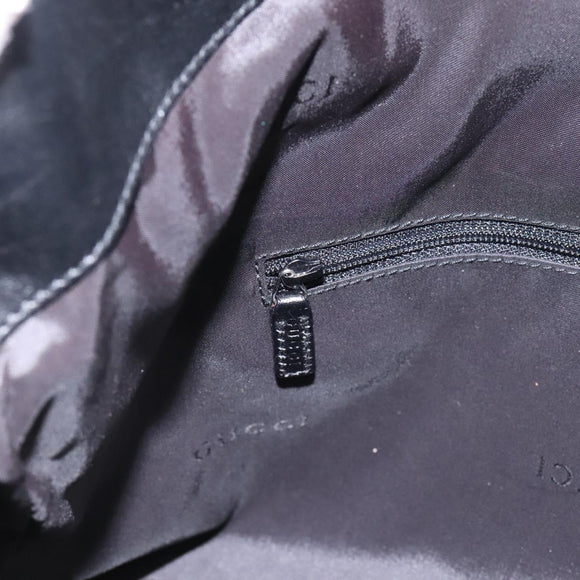 GUCCI Hand Bag Nylon 2way Green Silver 001 1577 Auth bs24806