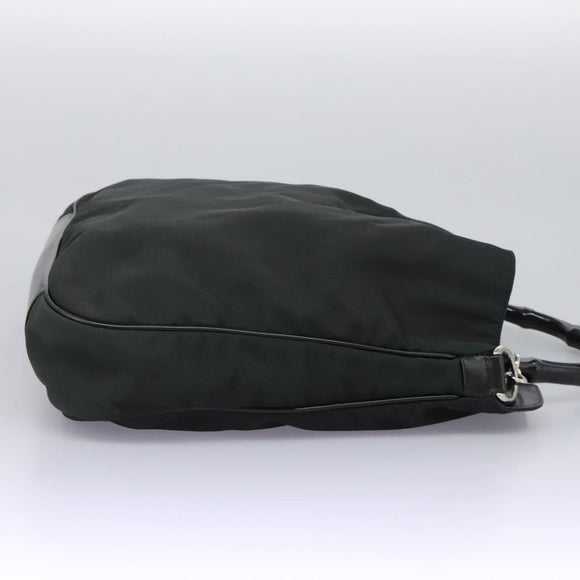 GUCCI Hand Bag Nylon 2way Green Silver 001 1577 Auth bs24806