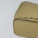 GUCCI SEGA Collaboration Shoulder Bag Leather Gold 511189 Auth bs24808-10