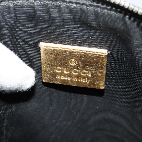 GUCCI SEGA Collaboration Shoulder Bag Leather Gold 511189 Auth bs24808