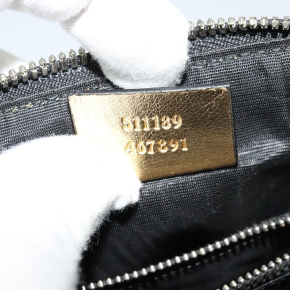 GUCCI SEGA Collaboration Shoulder Bag Leather Gold 511189 Auth bs24808