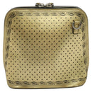 GUCCI SEGA Collaboration Shoulder Bag Leather Gold 511189 Auth bs24808-2