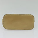 GUCCI SEGA Collaboration Shoulder Bag Leather Gold 511189 Auth bs24808-7