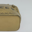 GUCCI SEGA Collaboration Shoulder Bag Leather Gold 511189 Auth bs24808-14