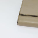 LOUIS VUITTON Pochette Louise GM Shoulder Bag Leather Beige M51632 Auth bs24820-10