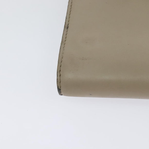 LOUIS VUITTON Pochette Louise GM Shoulder Bag Leather Beige M51632 Auth bs24820