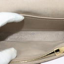 LOUIS VUITTON Pochette Louise GM Shoulder Bag Leather Beige M51632 Auth bs24820-16