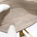 LOUIS VUITTON Pochette Louise GM Shoulder Bag Leather Beige M51632 Auth bs24820-21