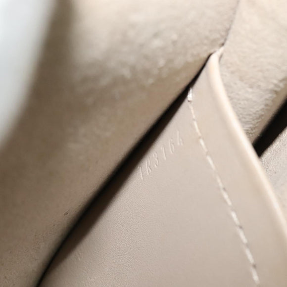 LOUIS VUITTON Pochette Louise GM Shoulder Bag Leather Beige M51632 Auth bs24820